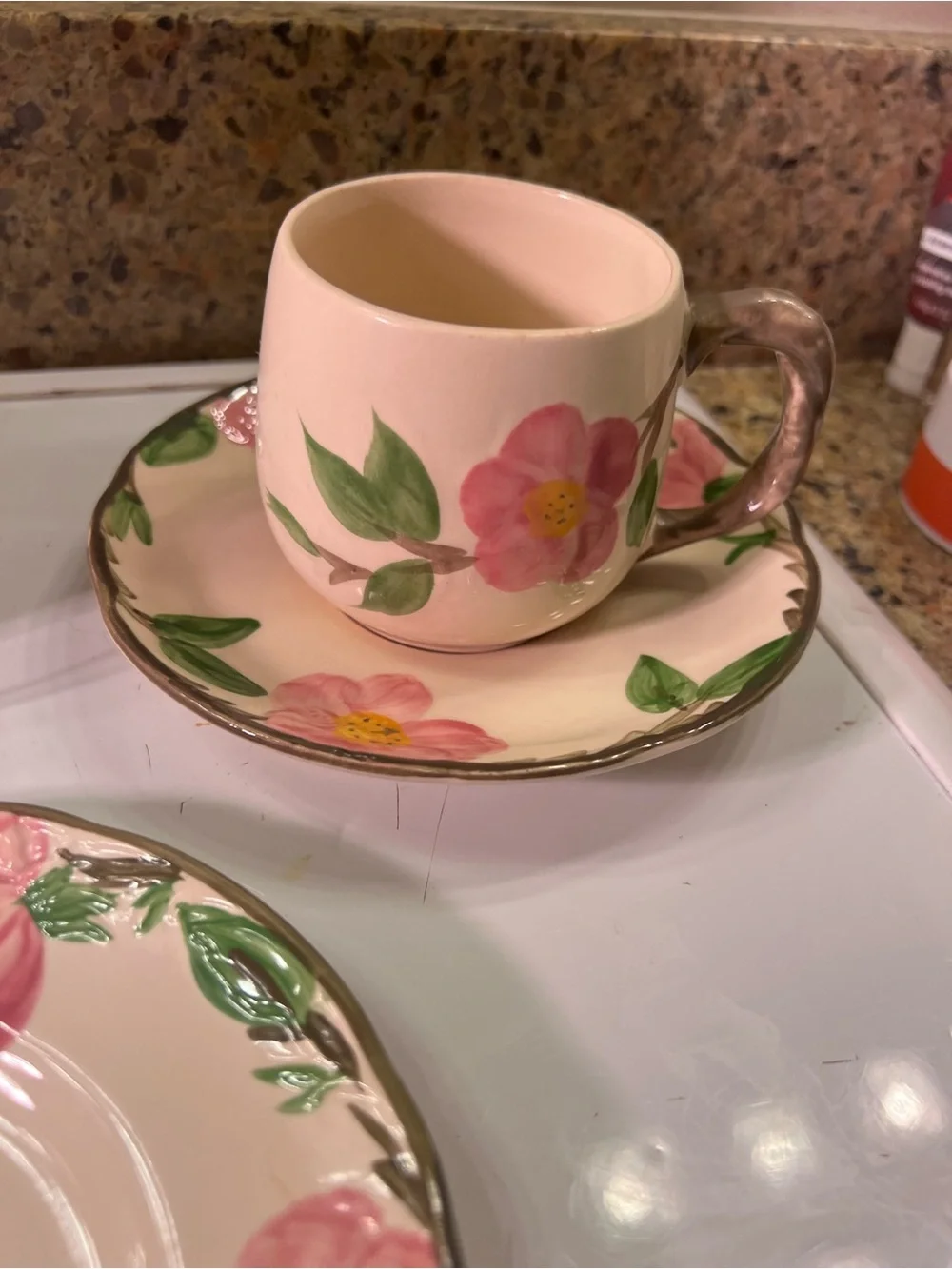 6 pc Franciscan Desert Rose Dinner Setting HandPainted (10 sets available)